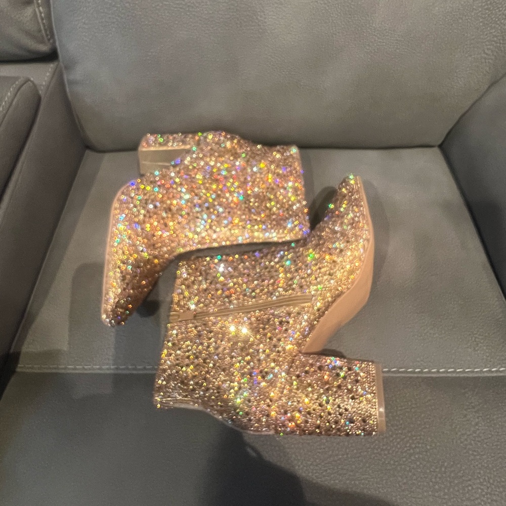 Torrid x Betsey Johnson Embellished (rhinestone) booties